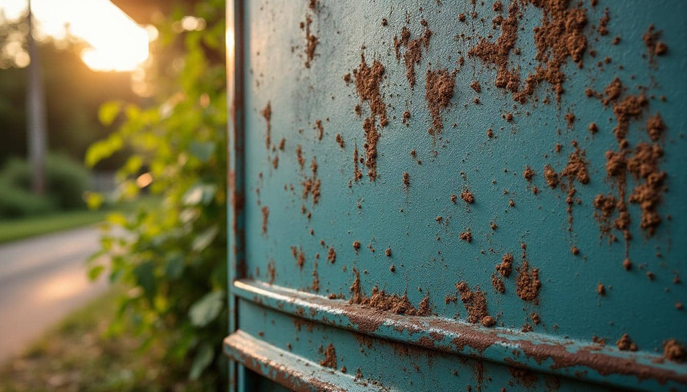 Comment traiter la rouille sur une brouette de jardin ancienne
