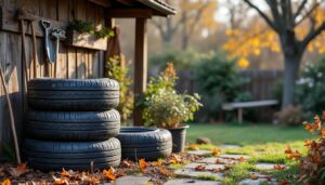 Solutions pour stocker sa brouette de jardin en hiver