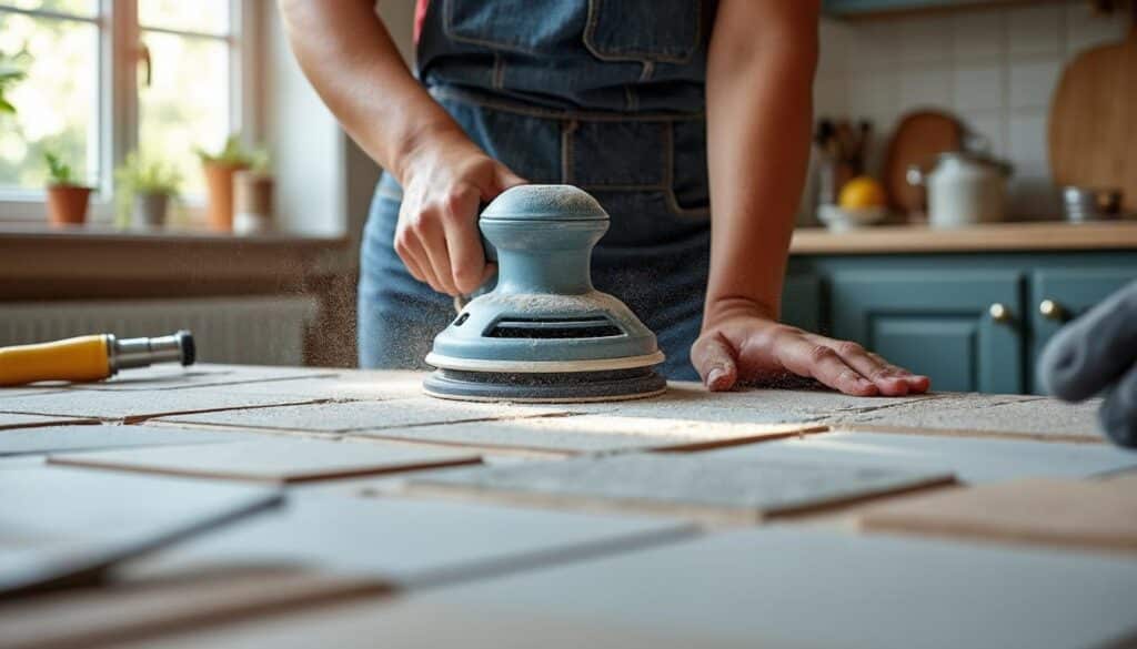Bien utiliser une meuleuse pour poser des joints de carrelage à la maison