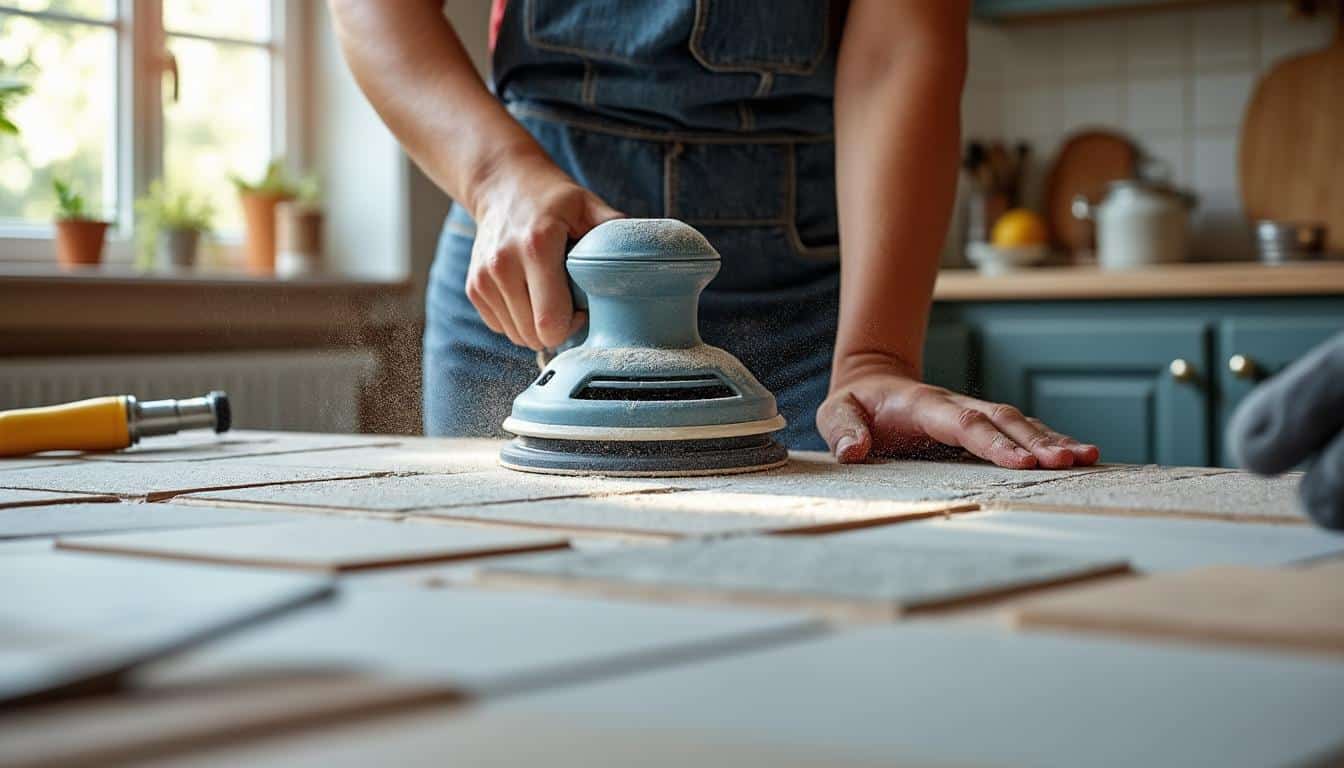 Bien utiliser une meuleuse pour poser des joints de carrelage à la maison