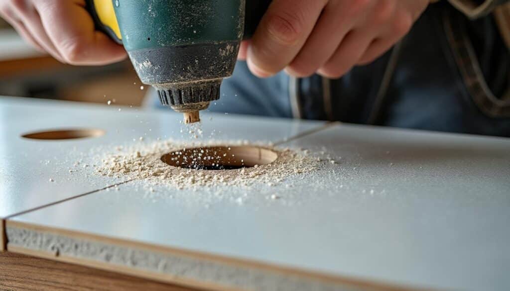 Carrelage : scie cloche pour un perçage précis sans éclats