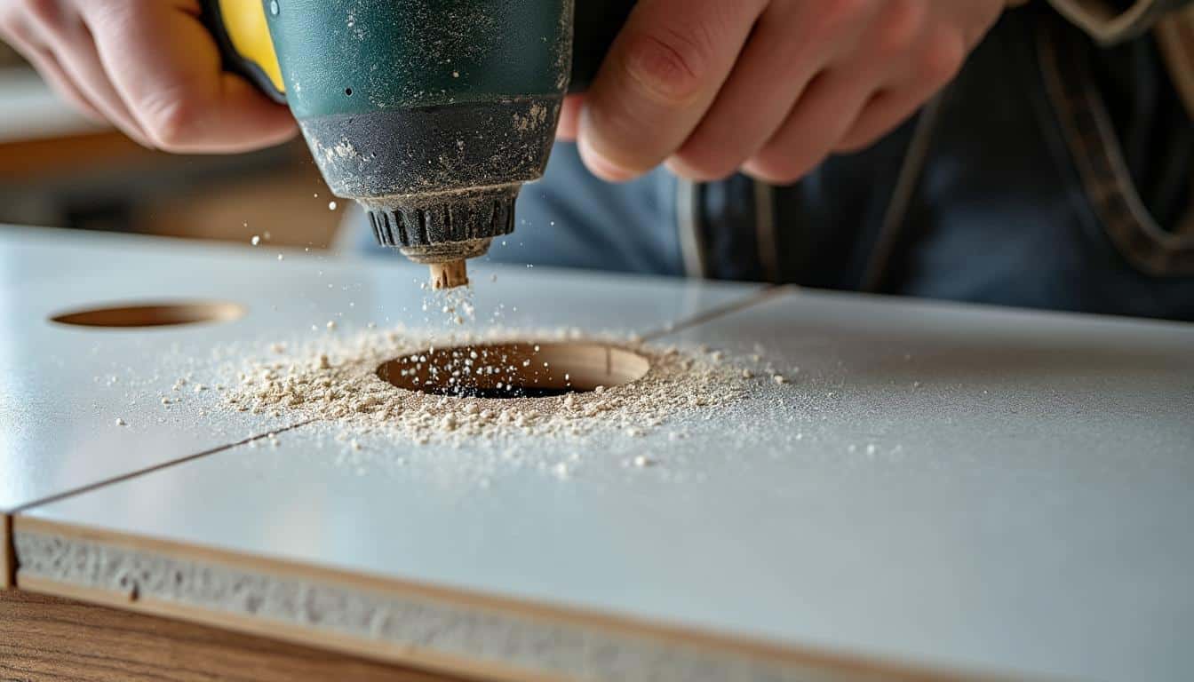 Carrelage : scie cloche pour un perçage précis sans éclats