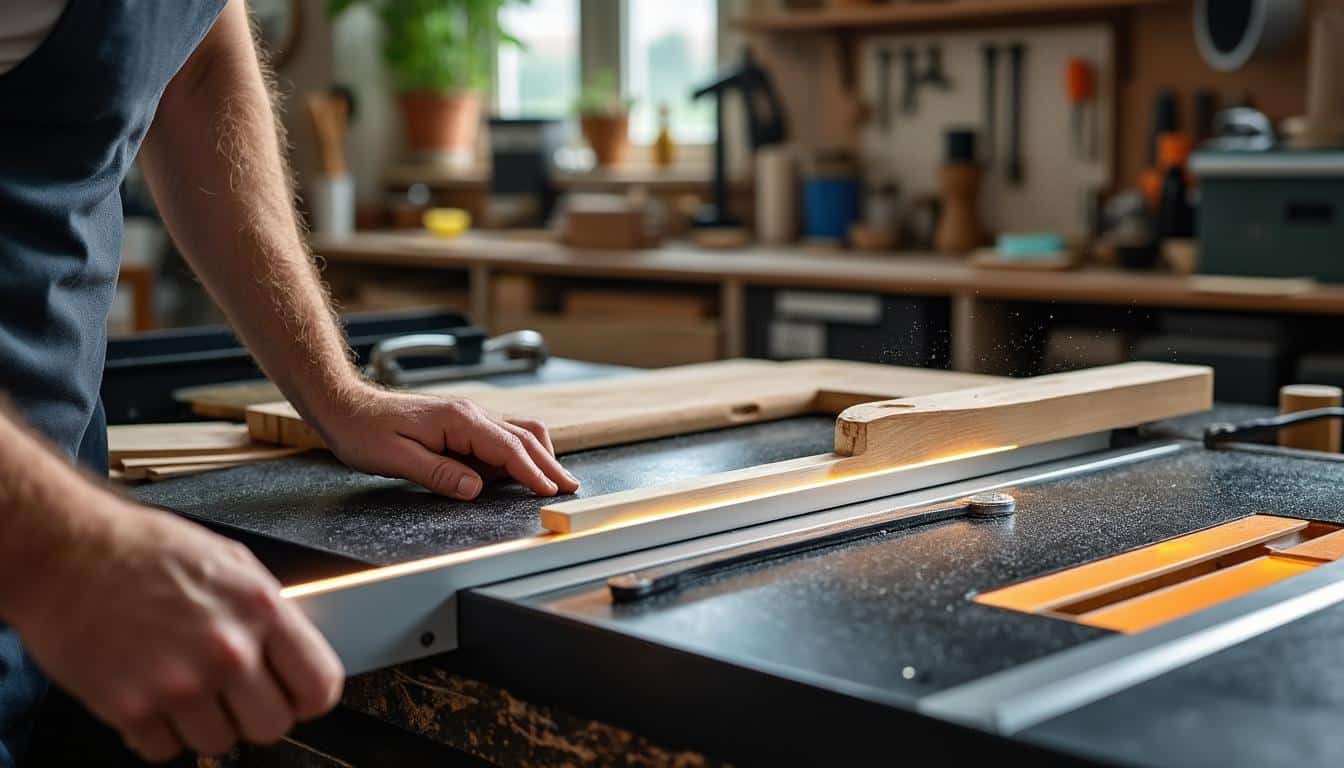 Illustration: Les caractéristiques techniques essentielles pour bien manipuler votre scie sous table