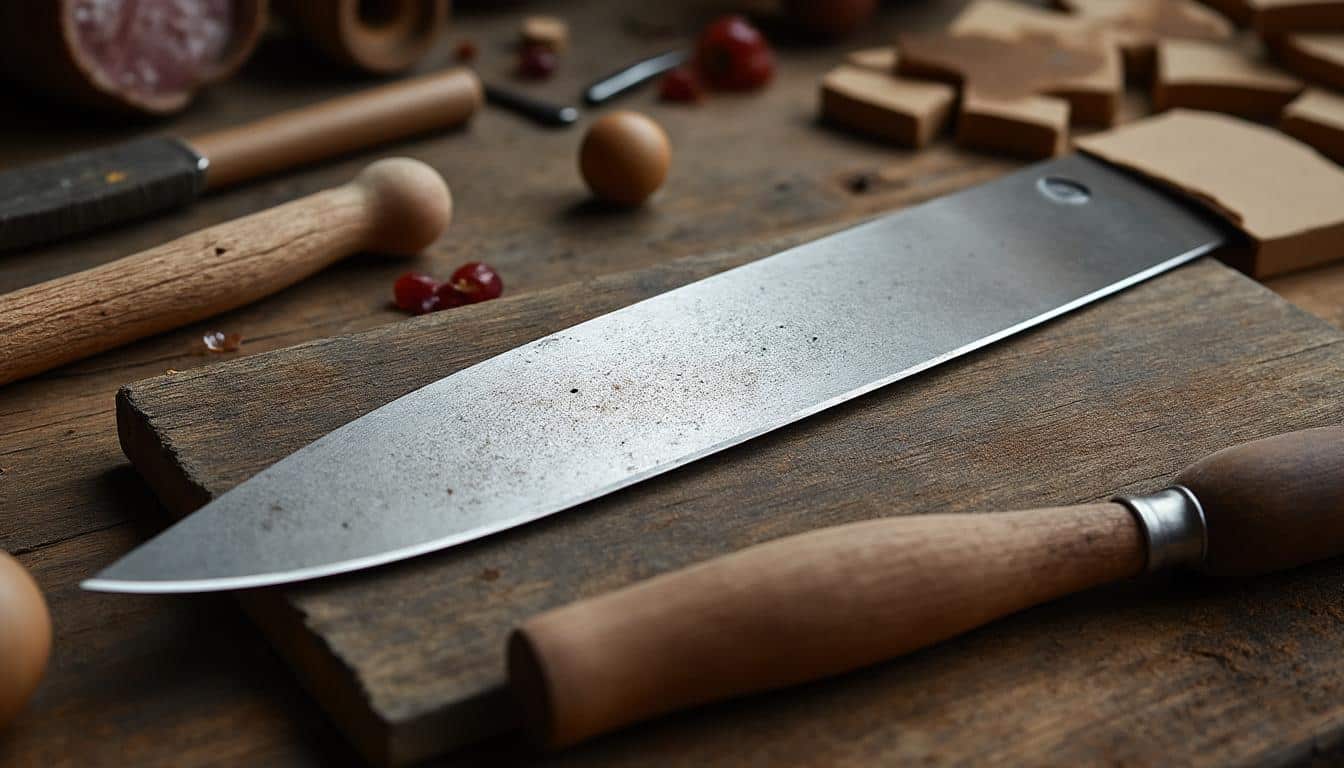 Lame de scie de boucher 45 cm : précision et durabilité assurées