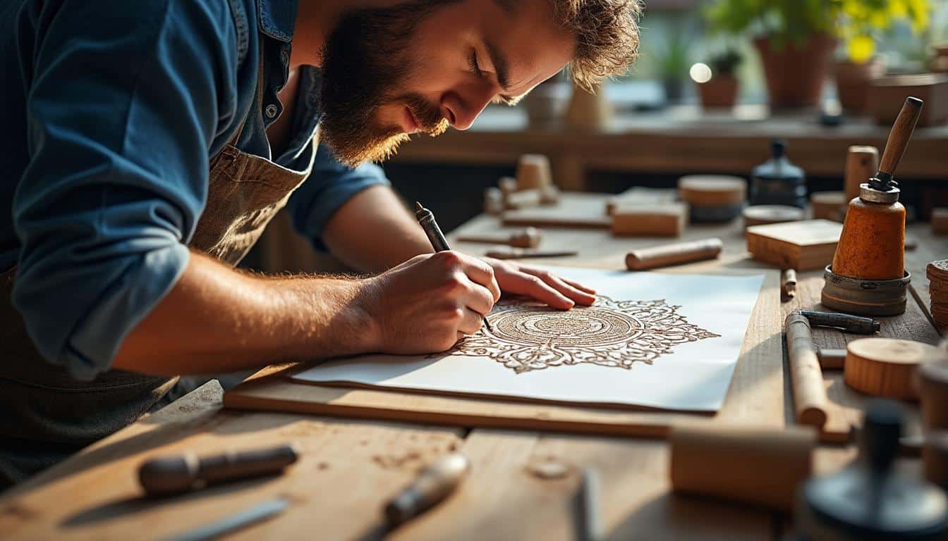 Illustration: Pourquoi un modèle est-il essentiel pour réussir ses découpes avec une scie à chantourner ?