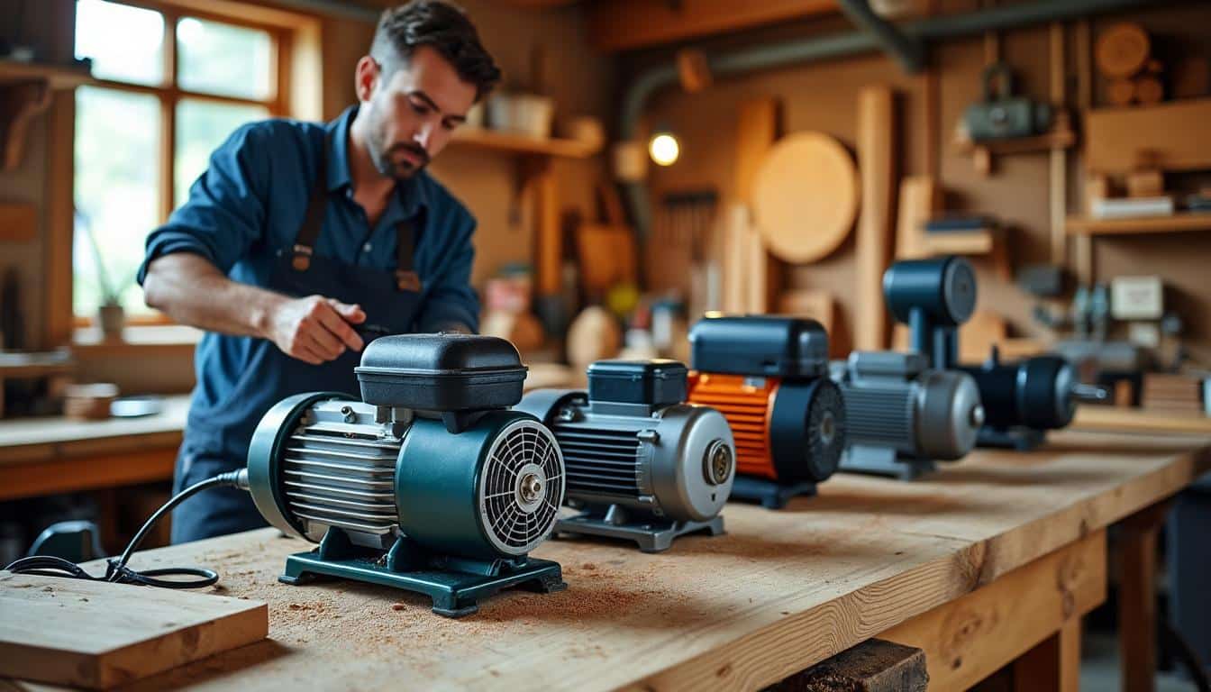 Illustration: Comprendre le rôle et les types de moteur pour scie à bûche