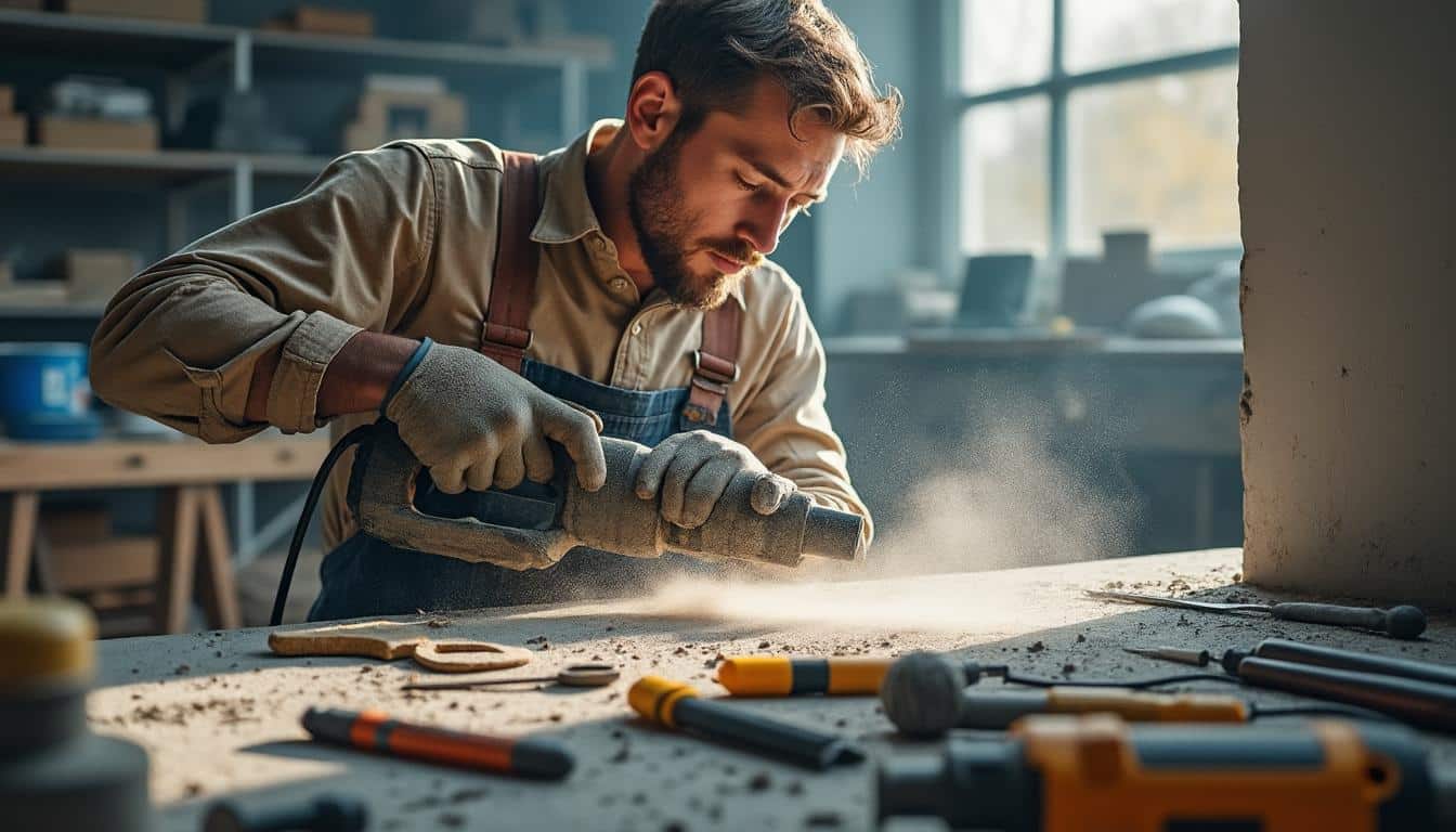 Illustration: Comprendre la perceuse à percussion : fonctionnement et usages courants