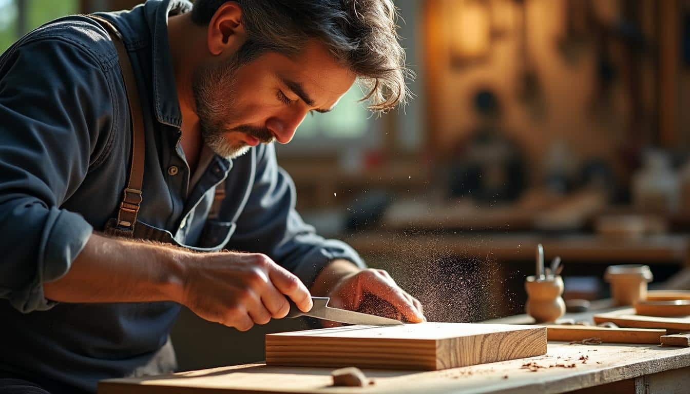 Illustration: Pourquoi opter pour une scie japonaise pour un travail de précision sur bois ?