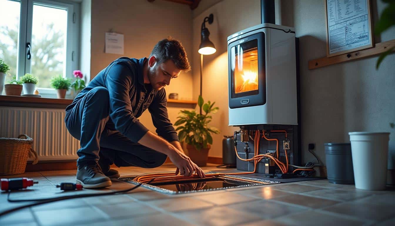 Illustration: Comment fonctionne une chaudière électrique pour un chauffage par plancher chauffant