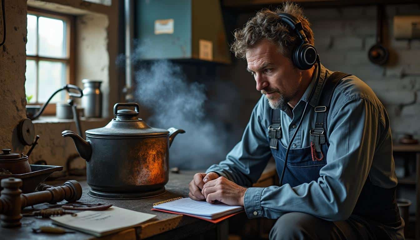 Illustration: Comprendre les causes fréquentes des bruits dans une chaudière