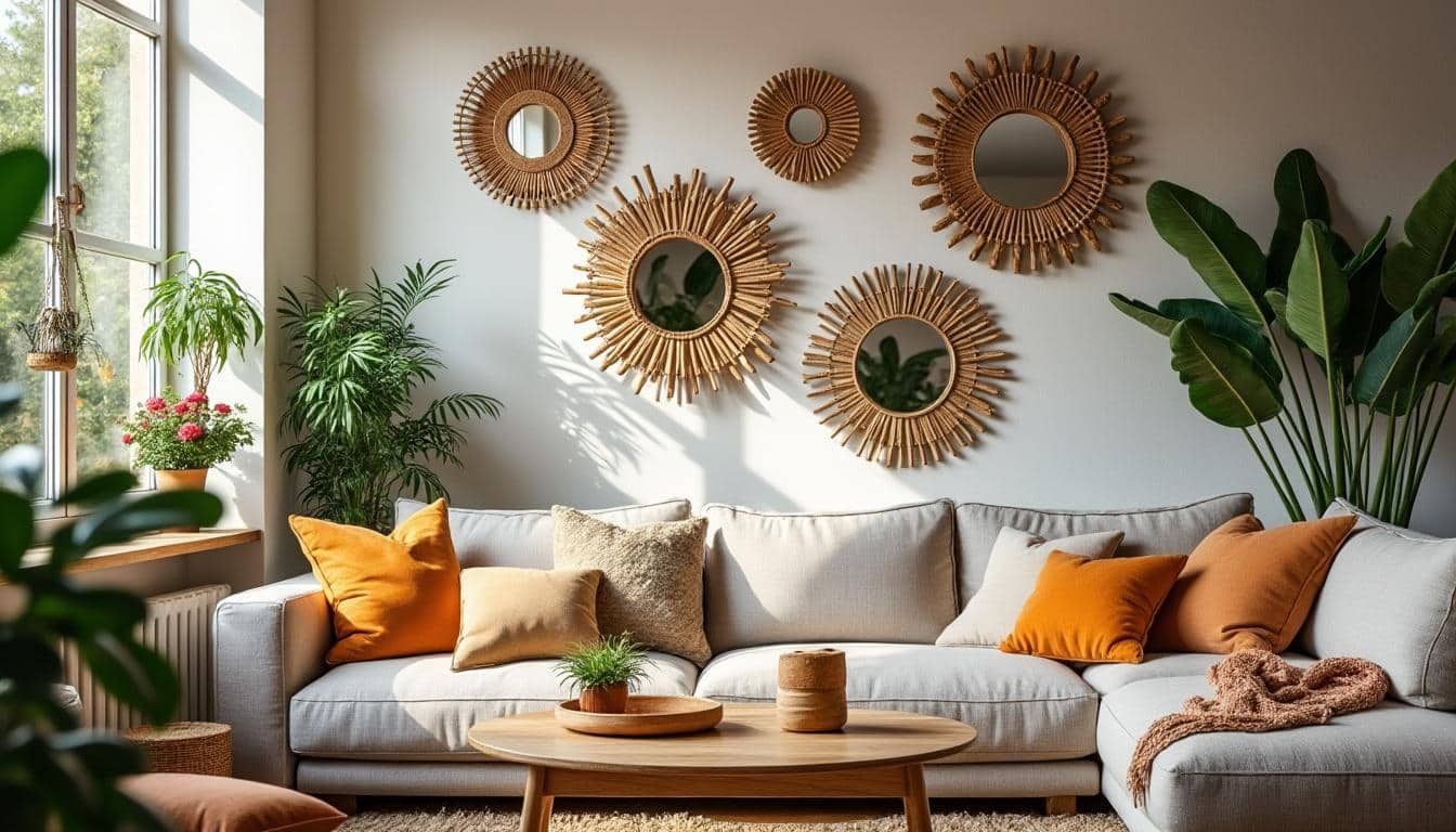 Décoration murale en rotin : charme naturel et astuces déco