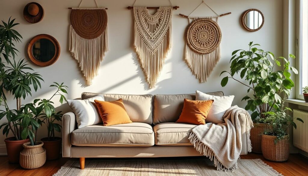 Décoration murale bohème chic : guide pour un intérieur chaleureux