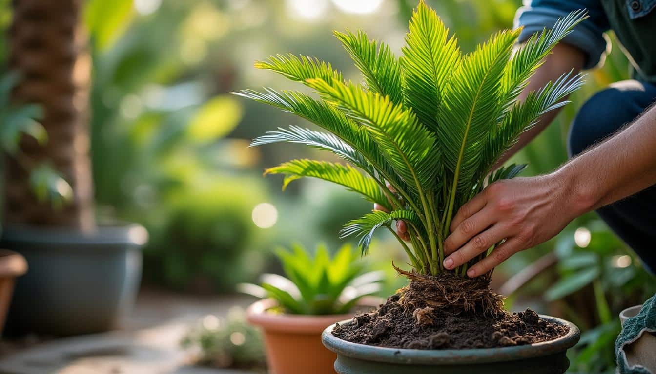 Engrais pour le cycas : choisir et appliquer pour un feuillage éclatant