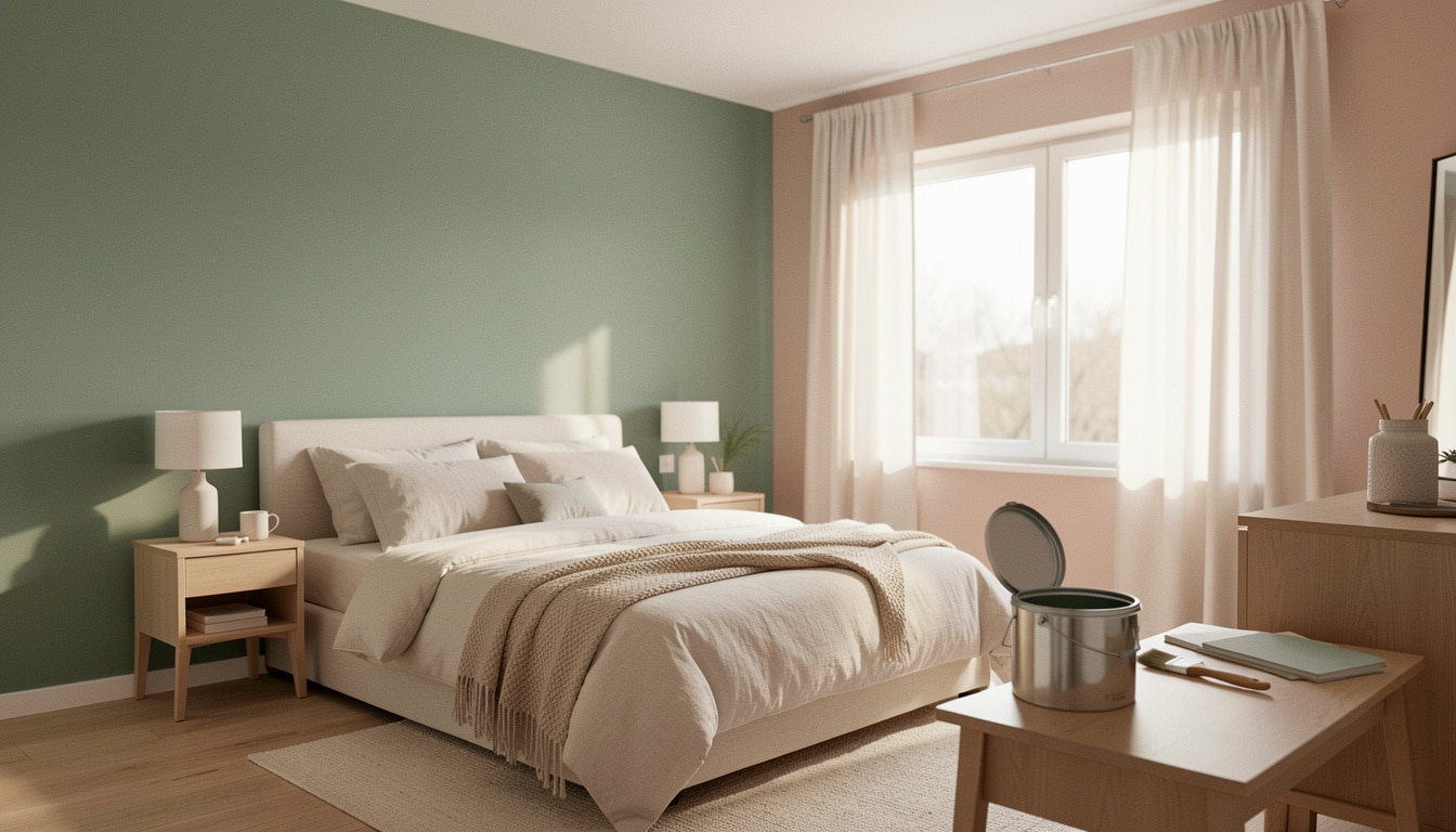 Idées de peinture pour une chambre apaisante et moderne