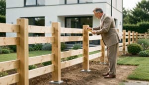 Choisir ses poteaux en bois pour une clôture durable